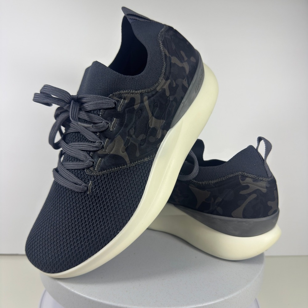 Moshn Pulse Women's Walking Shoes Size 9.5 Wide Black Oyster Camo Comfort‎